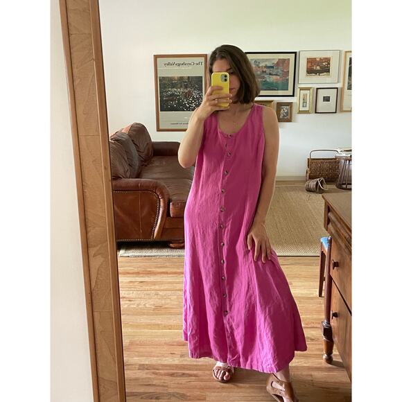 Vintage Pink Maxi Dress - Picture 5 of 5